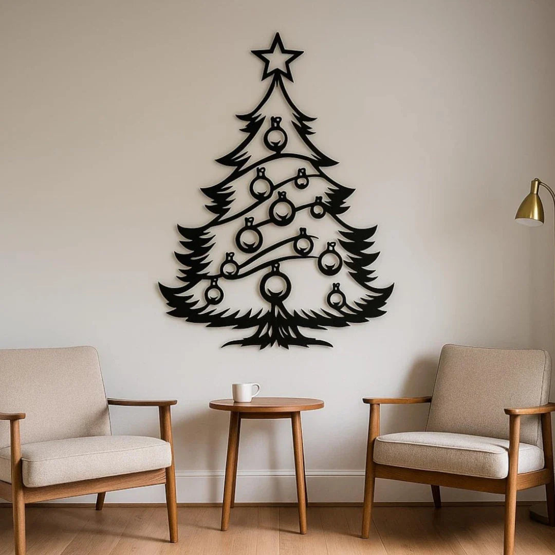 Elegant Christmas Tree Acrylic Wall Art