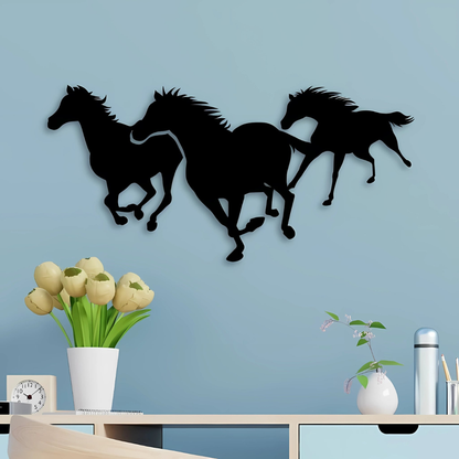 3D Acrylic Horse Wall Art Décor for Home & Office