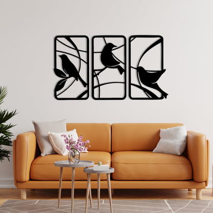 Acrylic 3D Modern DIY Bird Wall Décor