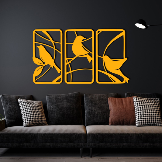 Acrylic 3D Modern DIY Bird Wall Décor