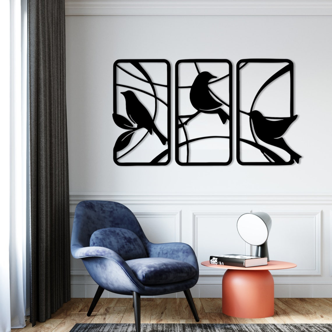 Acrylic 3D Modern DIY Bird Wall Décor