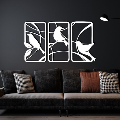 Acrylic 3D Modern DIY Bird Wall Décor