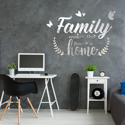 Family Quote Acrylic Wall Décor