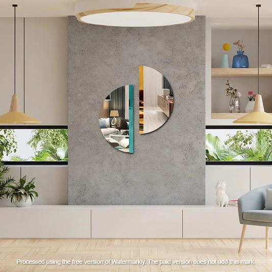 Abstract Mirror Wal Decor