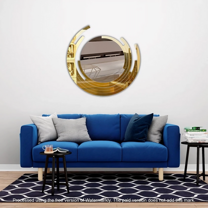 Elegant Round Acrylic Mirror