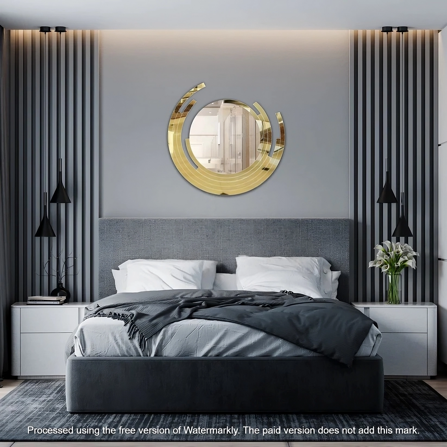 Elegant Round Acrylic Mirror
