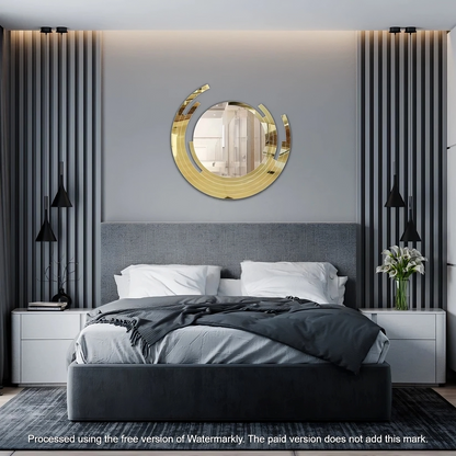Elegant Round Acrylic Mirror