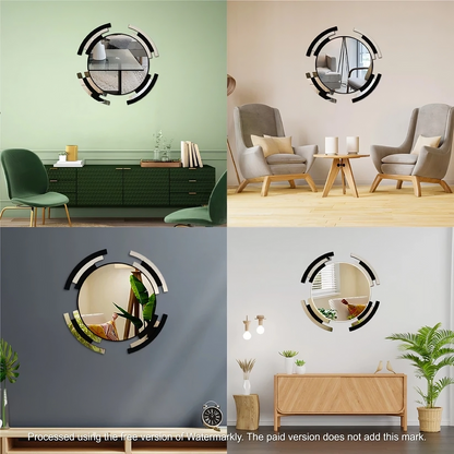 Elegant Round Acrylic Mirror