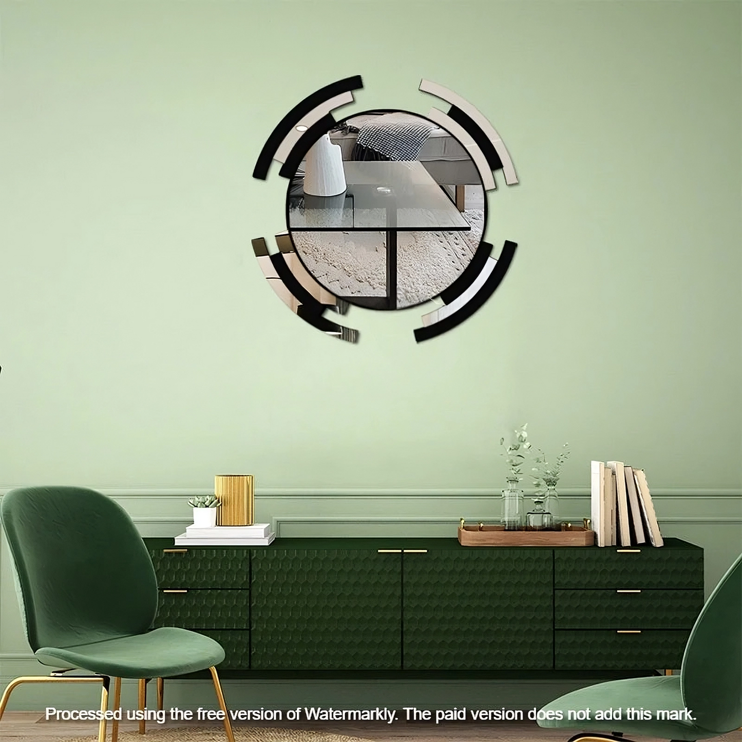 Elegant Round Acrylic Mirror