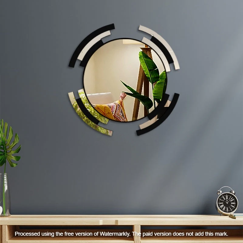 Elegant Round Acrylic Mirror