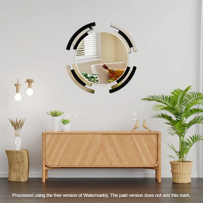 Elegant Round Acrylic Mirror