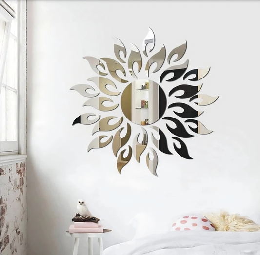 Silver Acrylic Sunflower for home and office decor - AWA-021