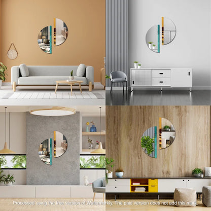 Abstract Mirror Wal Decor